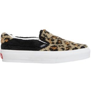 Vans 59 Slip On Shoes Leopard Print Sherpa NEW Women’s 7 Men 5.5